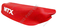 Seat cover red for Honda MTX125, MTX200 1983, 84